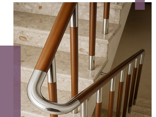 Монтаж поручней в Сосногорске от 9800 руб. монтаж под ключ | ПРОЛЁТ-Сно