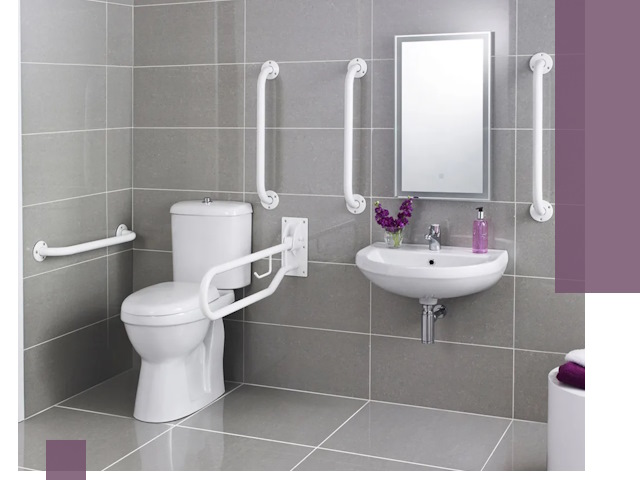 Поручни для санузлов в Сосногорске: установка, ремонт и монтаж