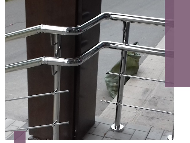 Монтаж поручней из нержавеющей стали в Сосногорске качественно и быстро